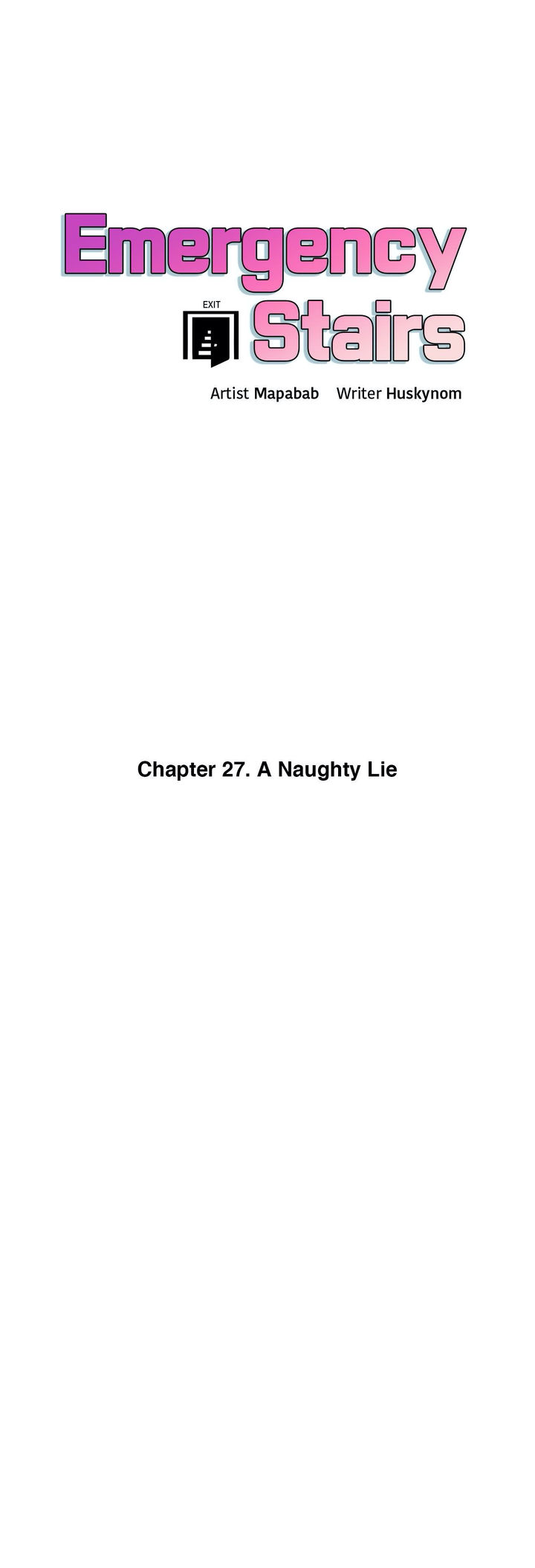 Emergency Stairs - Chapter 27 [photo 1] - MangaPorn