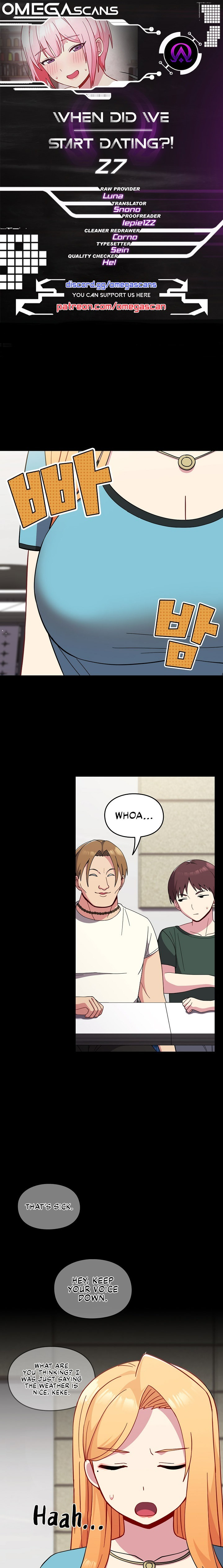 When Did We Start Dating?! - Chapter 27 [photo 1] - MangaPorn