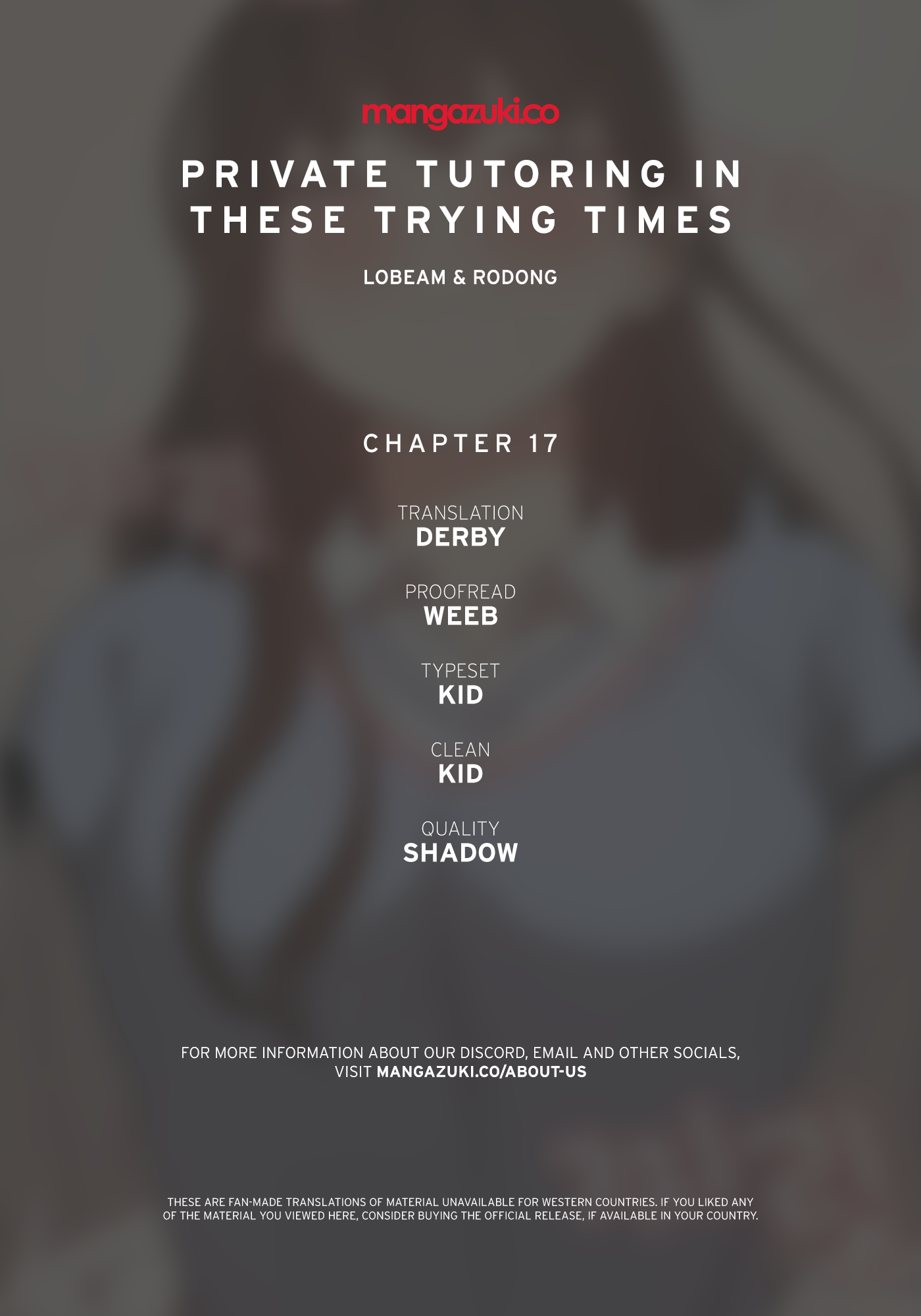 Private Tutoring in These Trying Times - Chapter 17 [photo 1] - MangaPorn