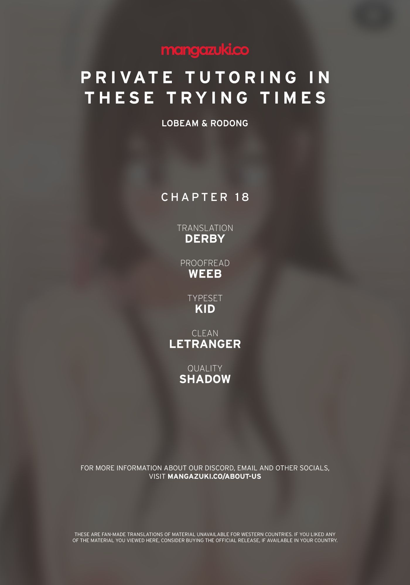 Private Tutoring in These Trying Times - Chapter 18 [photo 1] - MangaPorn