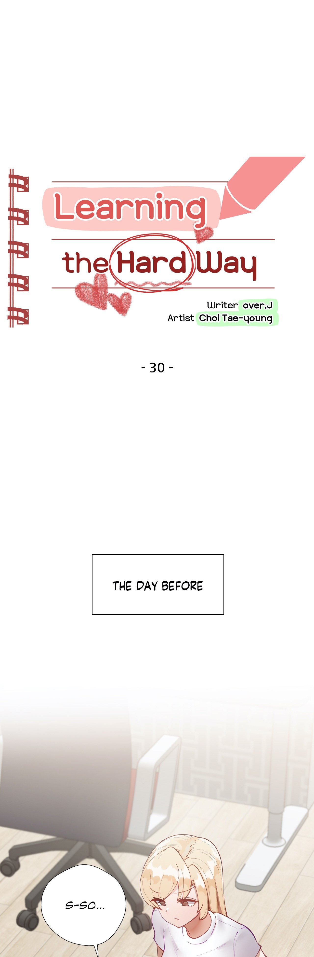 Learning The Hard Way - Chapter 30 [photo 8] - MangaPorn