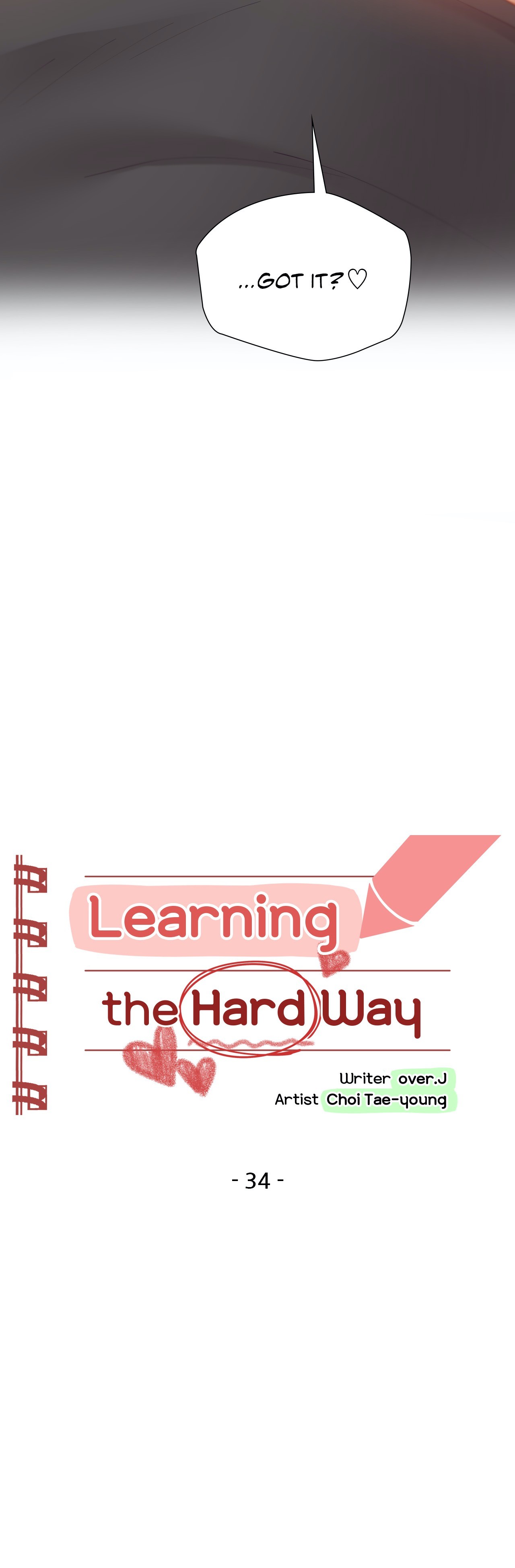 Learning The Hard Way - Chapter 34 [photo 5] - MangaPorn