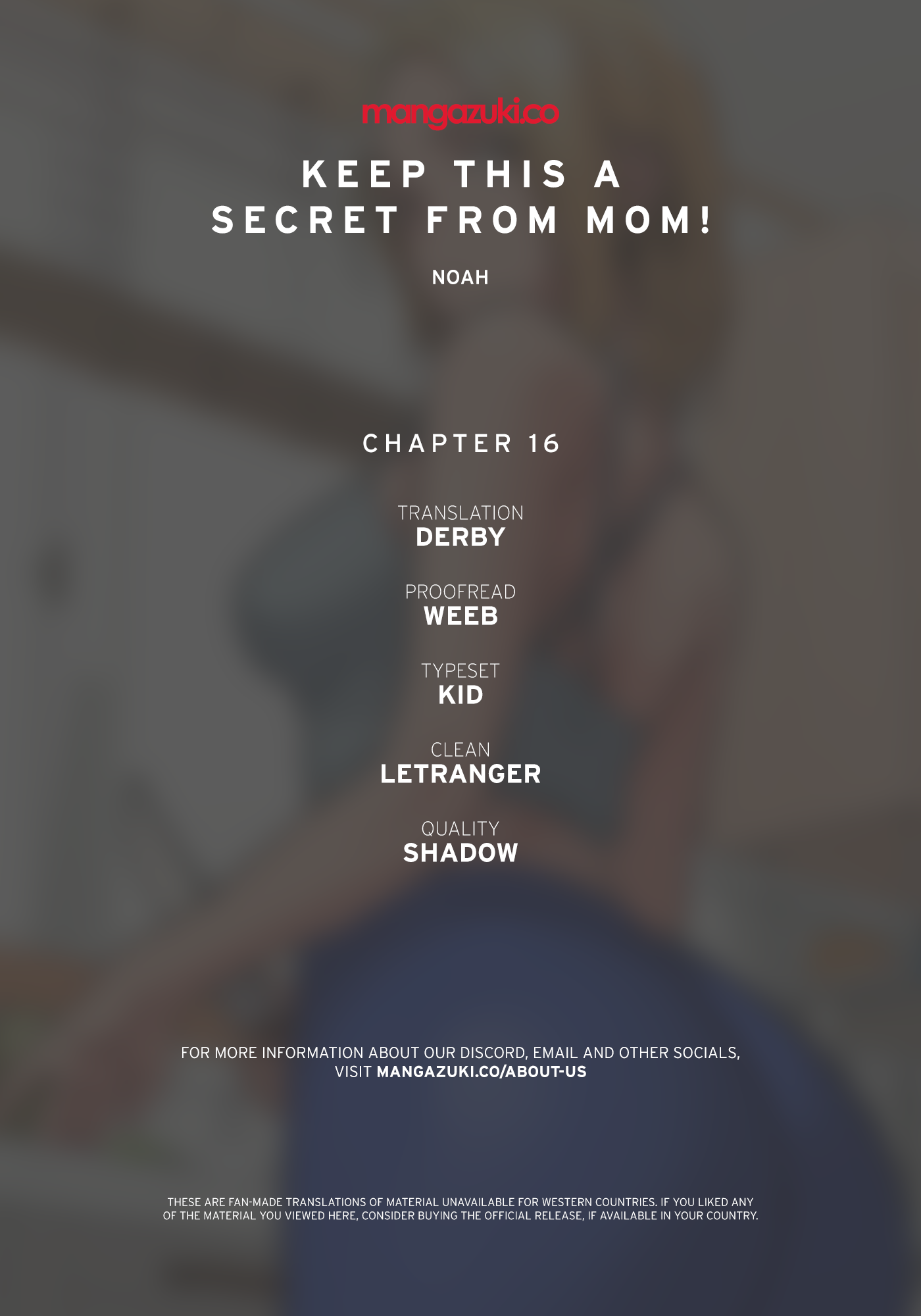 Keep it a secret from your mother! - Chapter 16 [photo 1] - MangaPorn