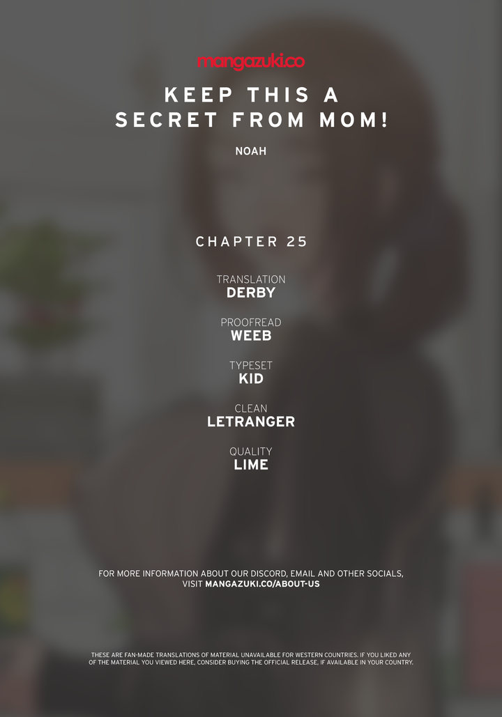 Keep it a secret from your mother! - Chapter 25 [photo 1] - MangaPorn