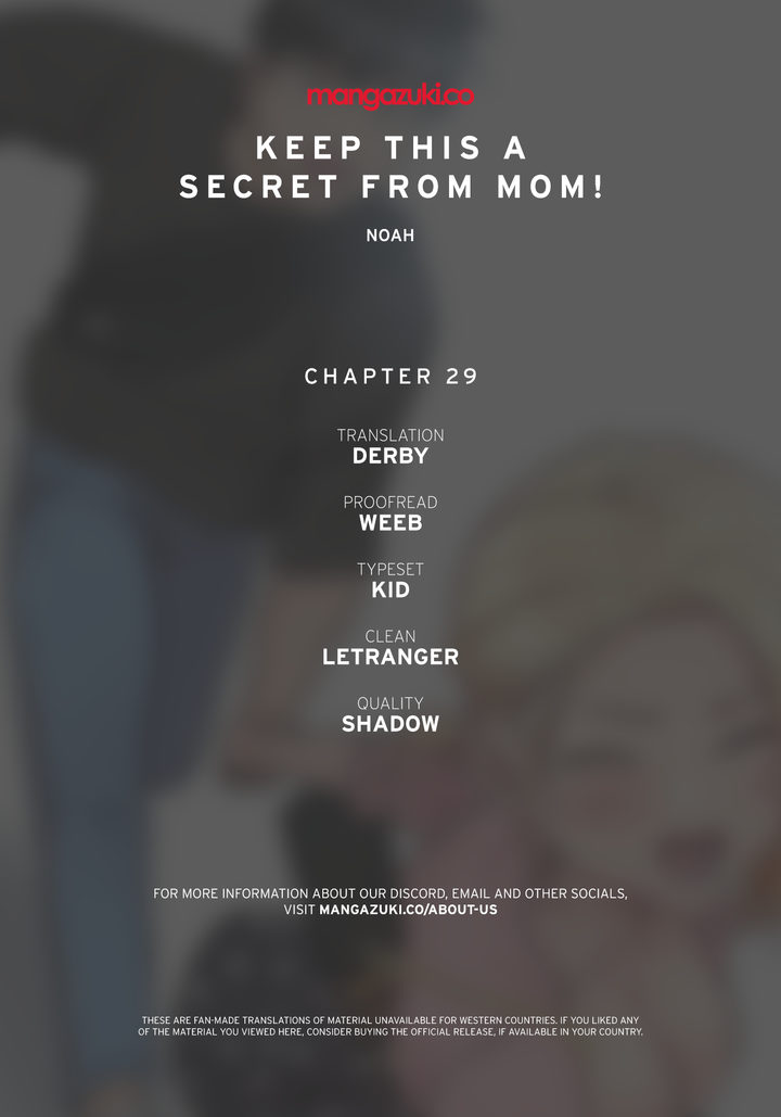 Keep it a secret from your mother! - Chapter 29 [photo 1] - MangaPorn