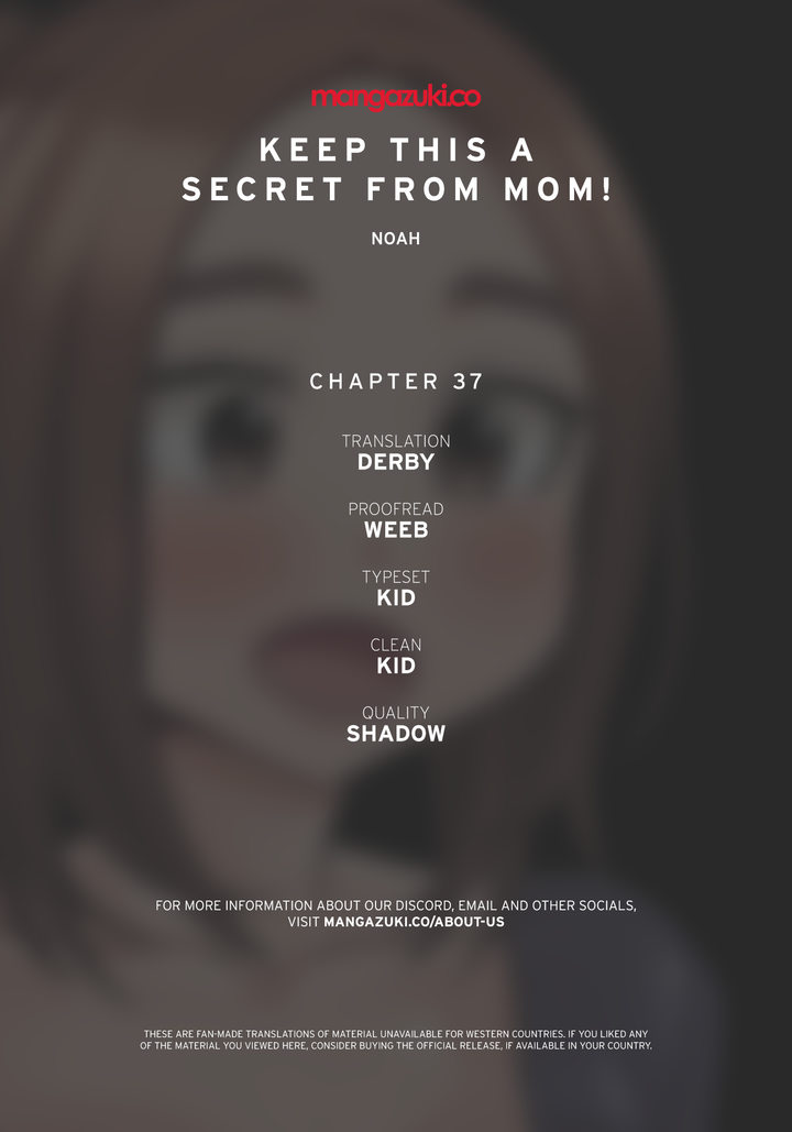 Keep it a secret from your mother! - Chapter 37 [photo 1] - MangaPorn