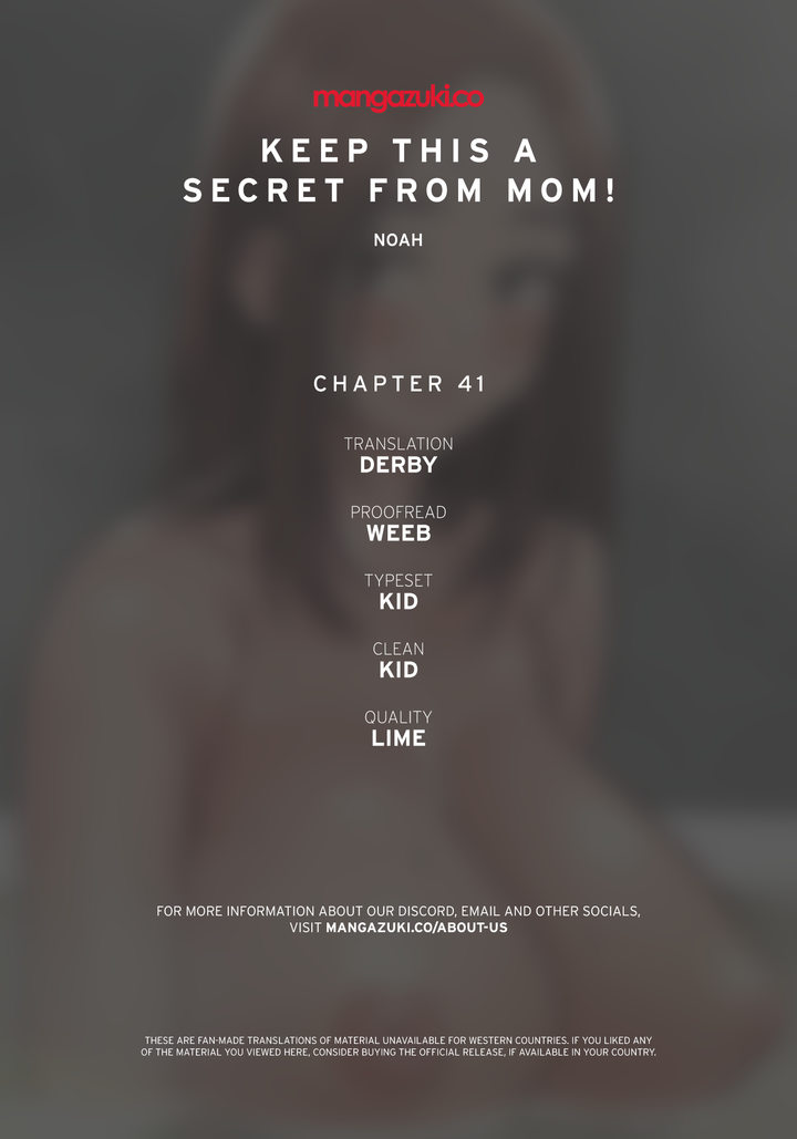 Keep it a secret from your mother! - Chapter 41 [photo 1] - MangaPorn