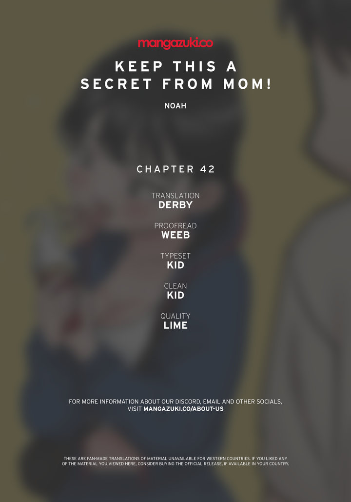 Keep it a secret from your mother! - Chapter 42 [photo 1] - MangaPorn