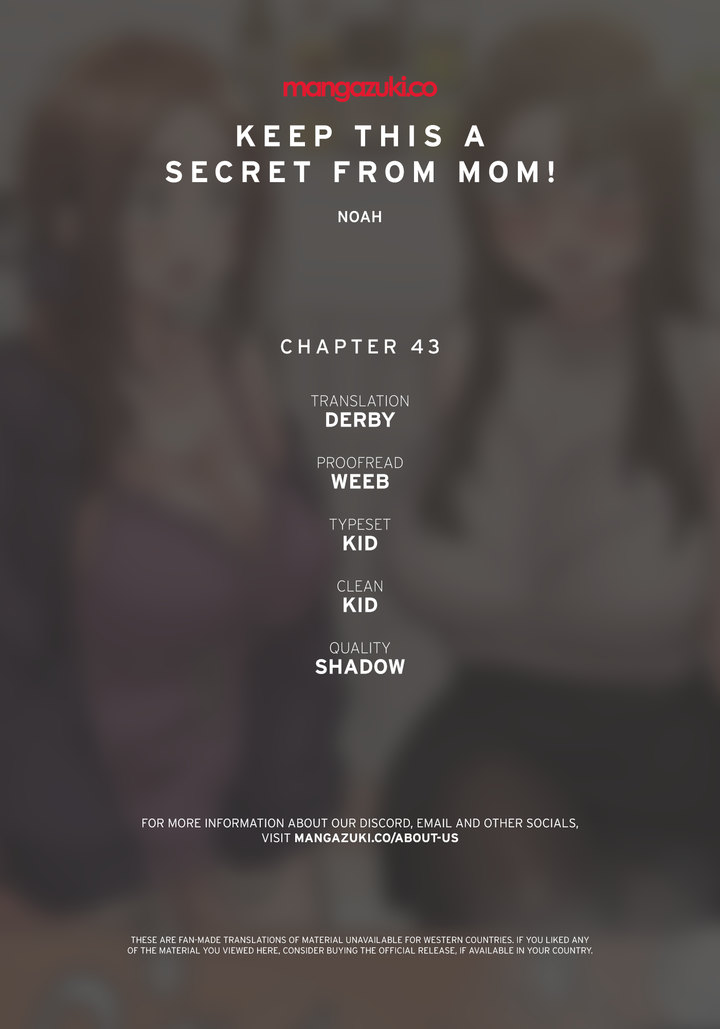 Keep it a secret from your mother! - Chapter 43 [photo 1] - MangaPorn