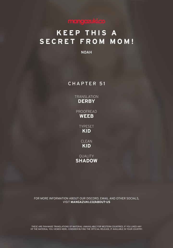 Keep it a secret from your mother! - Chapter 51 [photo 1] - MangaPorn