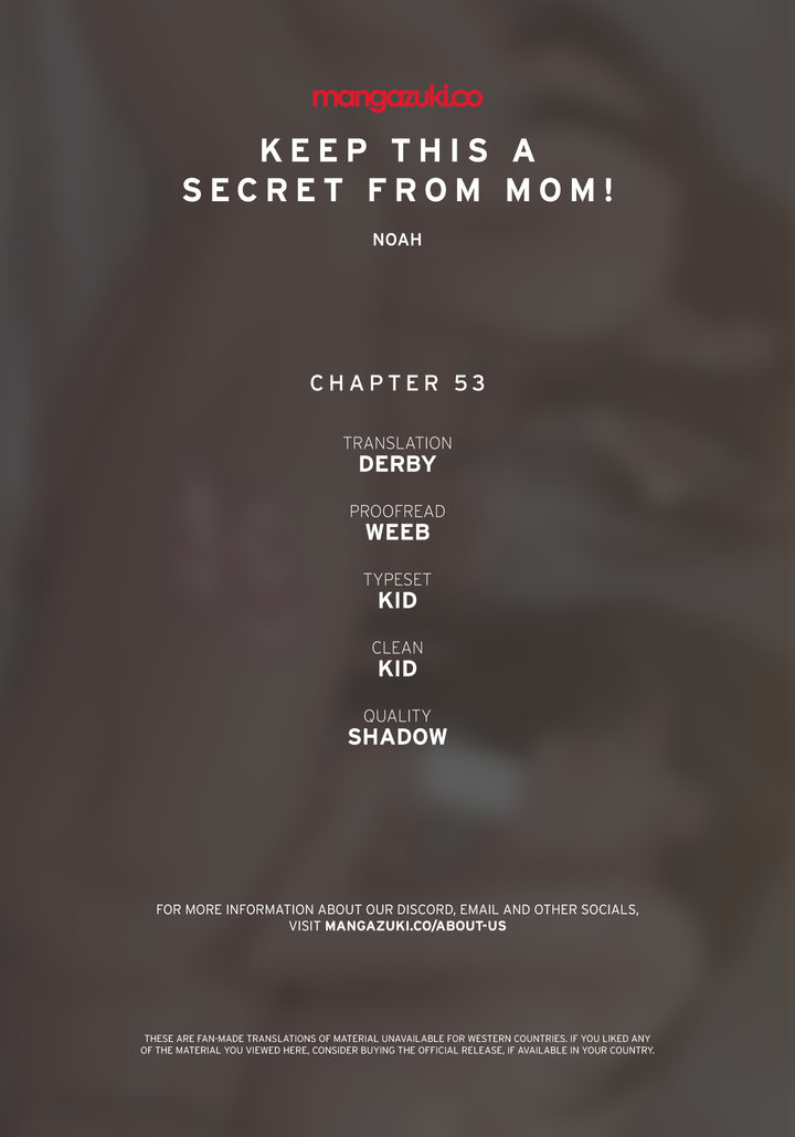 Keep it a secret from your mother! - Chapter 53 [photo 1] - MangaPorn