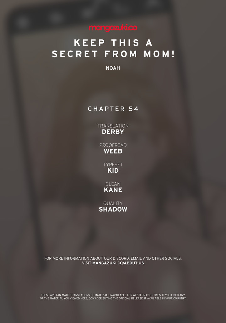 Keep it a secret from your mother! - Chapter 54 [photo 1] - MangaPorn