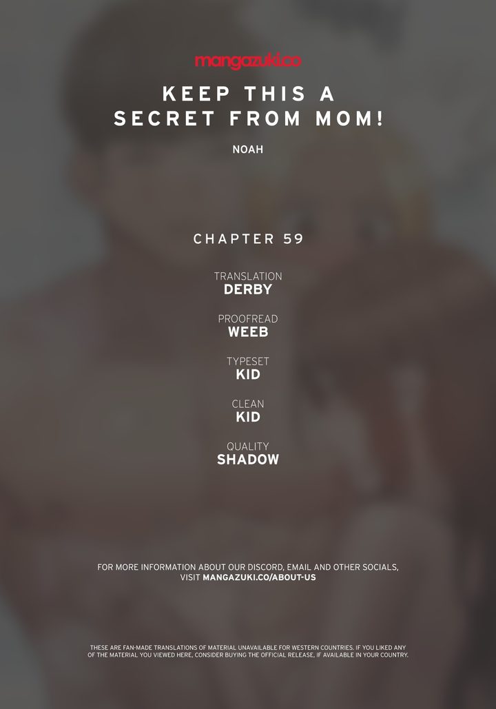 Keep it a secret from your mother! - Chapter 59 [photo 1] - MangaPorn
