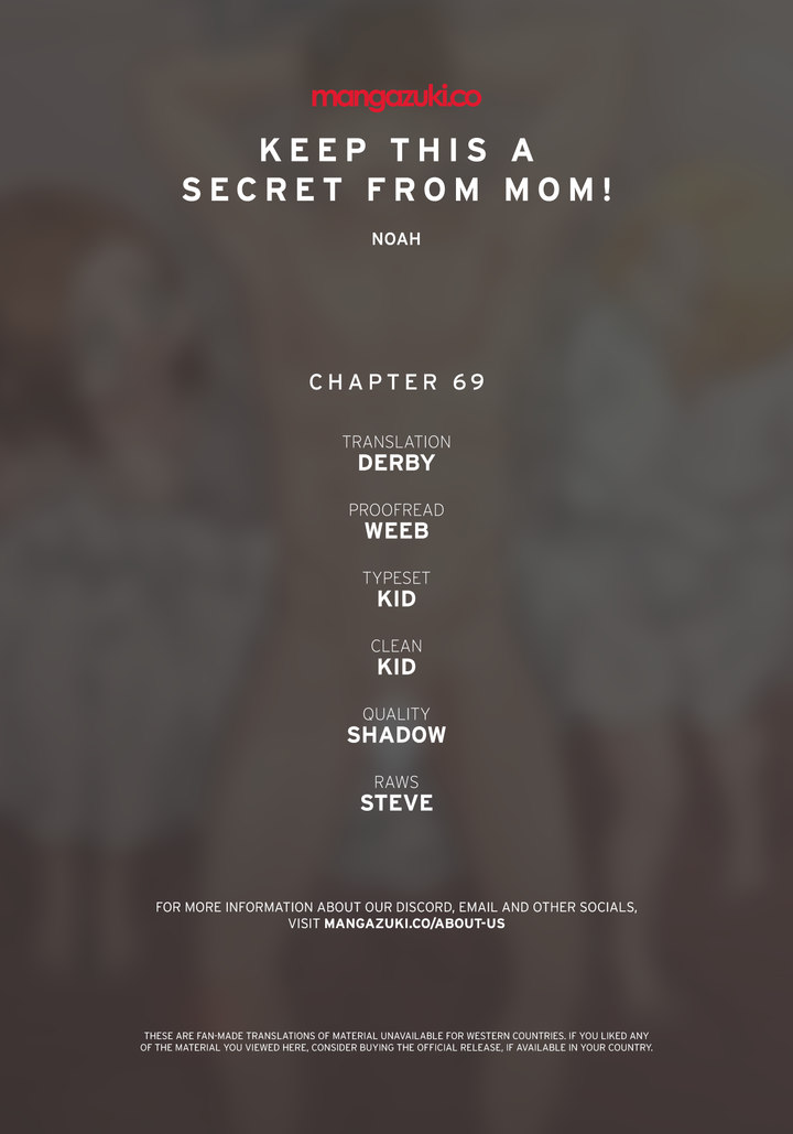 Keep it a secret from your mother! - Chapter 69 [photo 1] - MangaPorn
