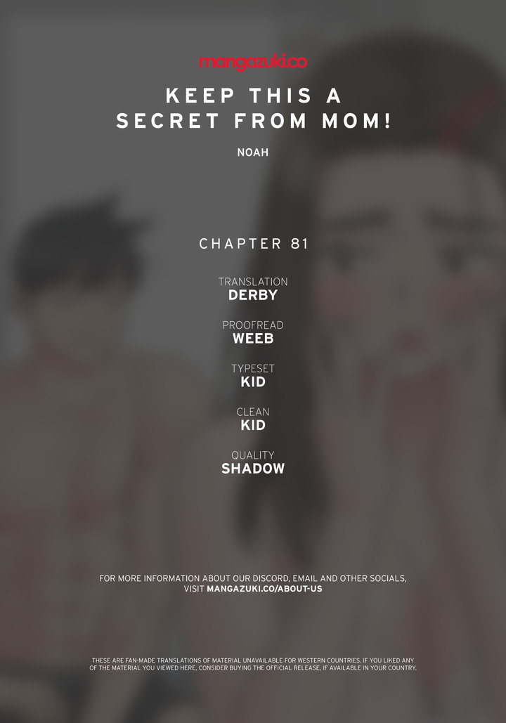 Keep it a secret from your mother! - Chapter 81 [photo 1] - MangaPorn
