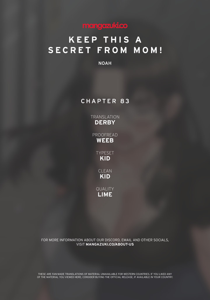 Keep it a secret from your mother! - Chapter 83 [photo 1] - MangaPorn