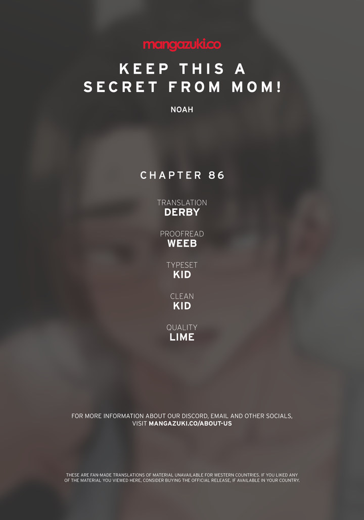 Keep it a secret from your mother! - Chapter 86 [photo 1] - MangaPorn