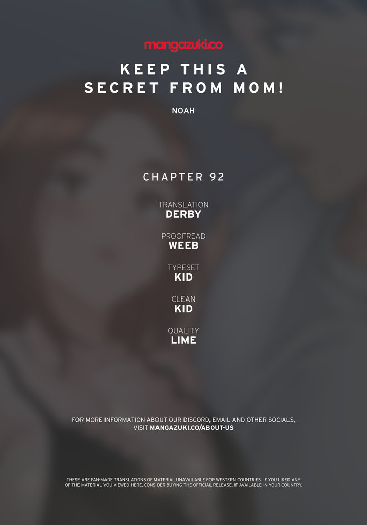 Keep it a secret from your mother! - Chapter 92 [photo 1] - MangaPorn