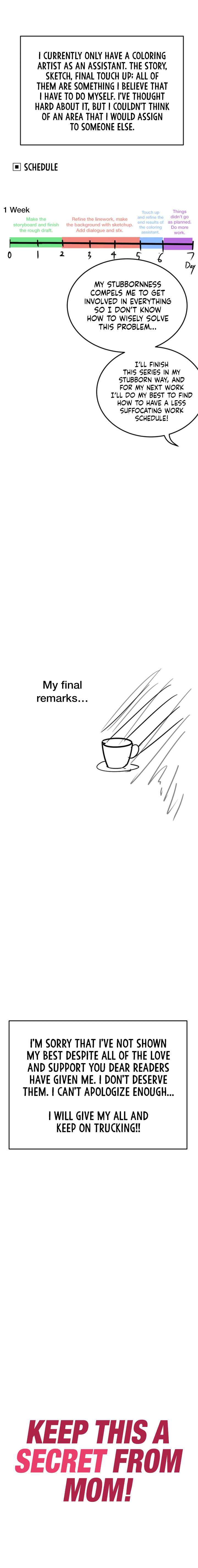 Keep it a secret from your mother! - Chapter 92.5 [photo 5] - MangaPorn