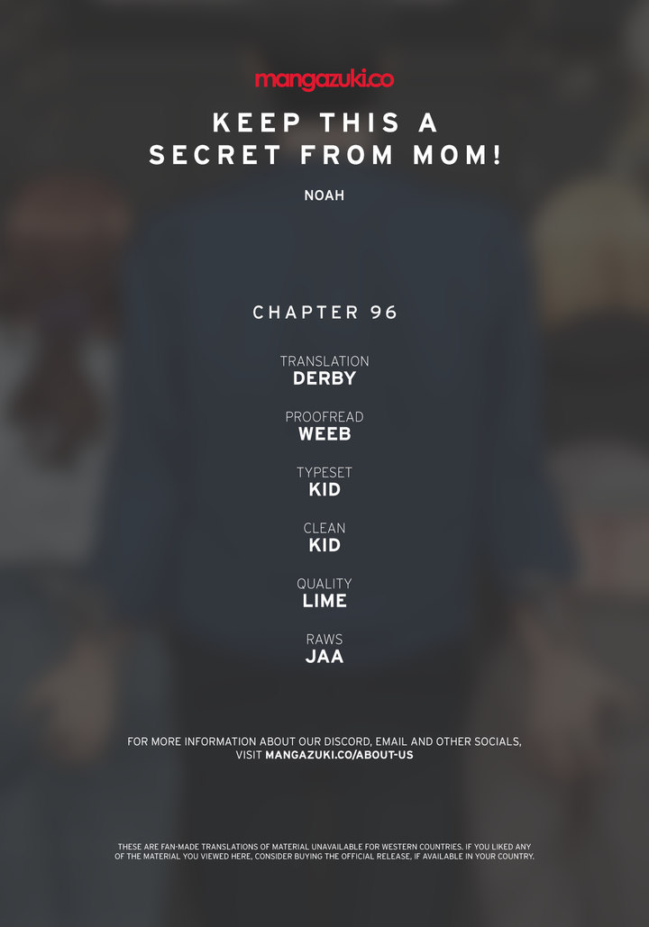 Keep it a secret from your mother! - Chapter 96 [photo 1] - MangaPorn