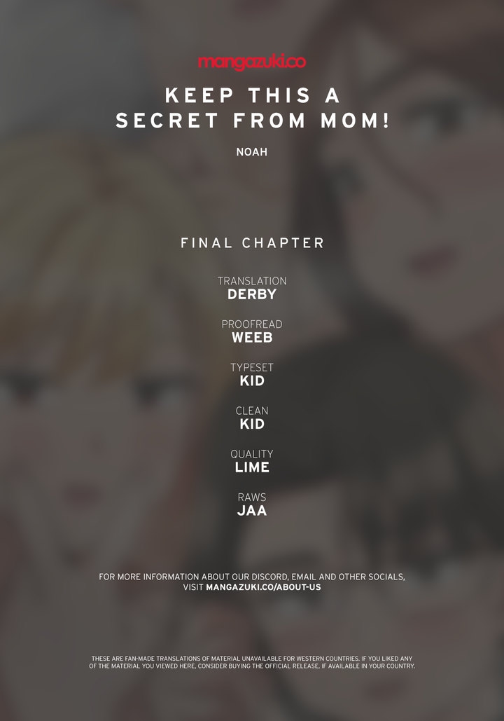 Keep it a secret from your mother! - Chapter 100 [photo 1] - MangaPorn
