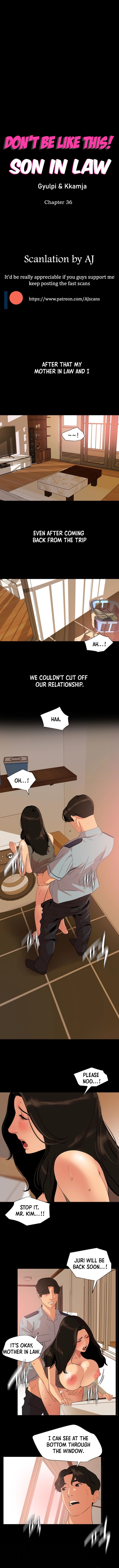 Don’t Be Like This! Son-In-Law - Chapter 36 [photo 1] - MangaPorn