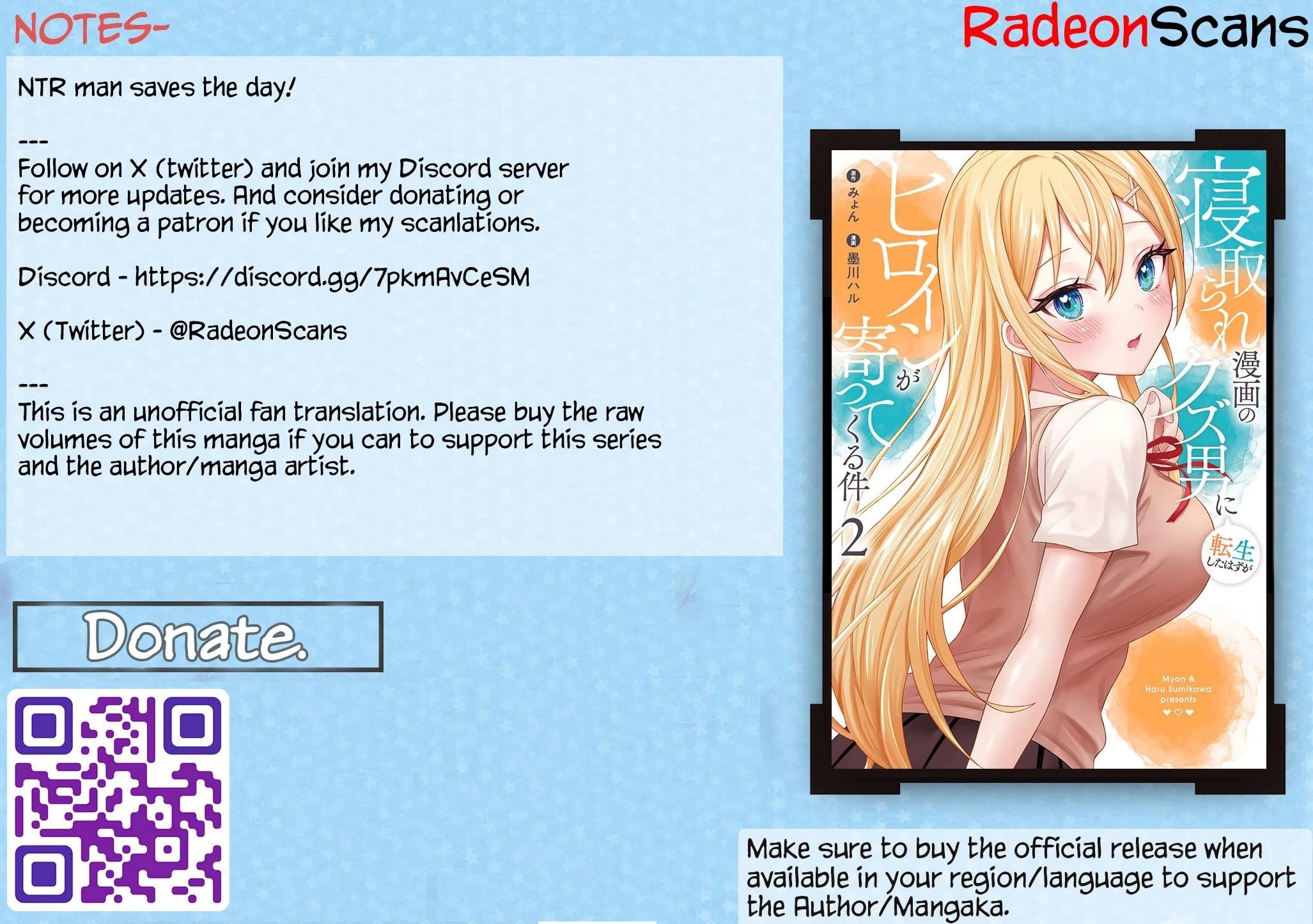 I Was Reincarnated As The Scumbag From a Netorare Manga, But The Heroine is Coming On To Me - Chapter 14 [photo 33] - MangaPorn