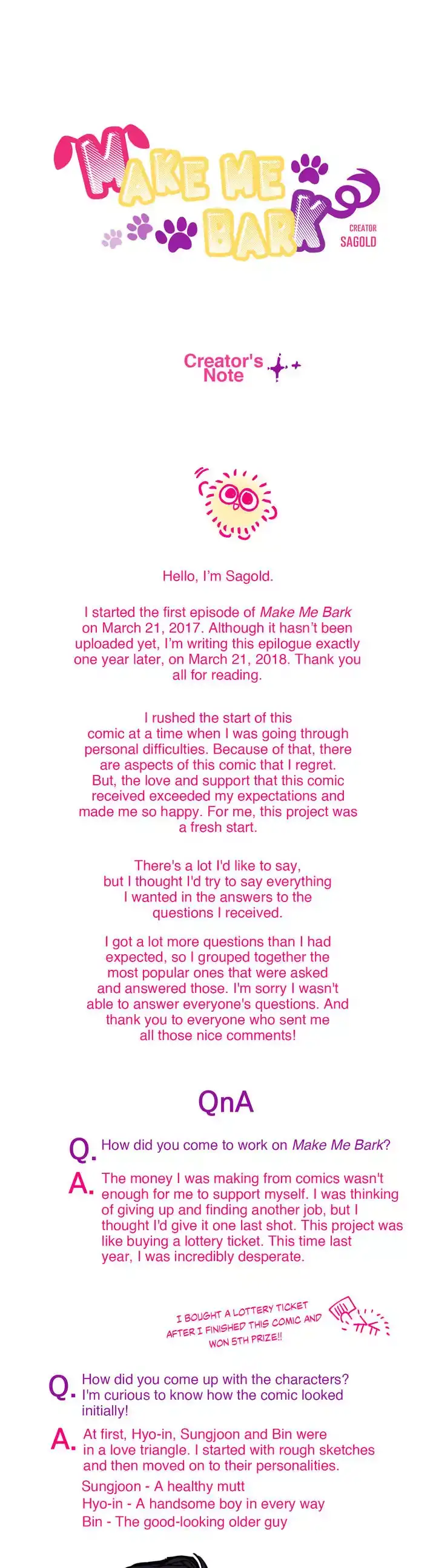 Make Me Bark - Chapter 30.5 [photo 1] - MangaPorn