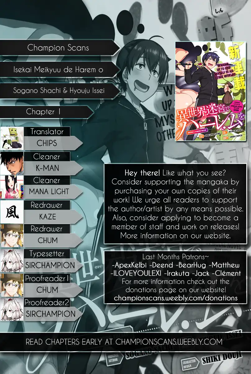 Isekai Meikyuu de Harem wo - Chapter 1 [photo 1] - MangaPorn
