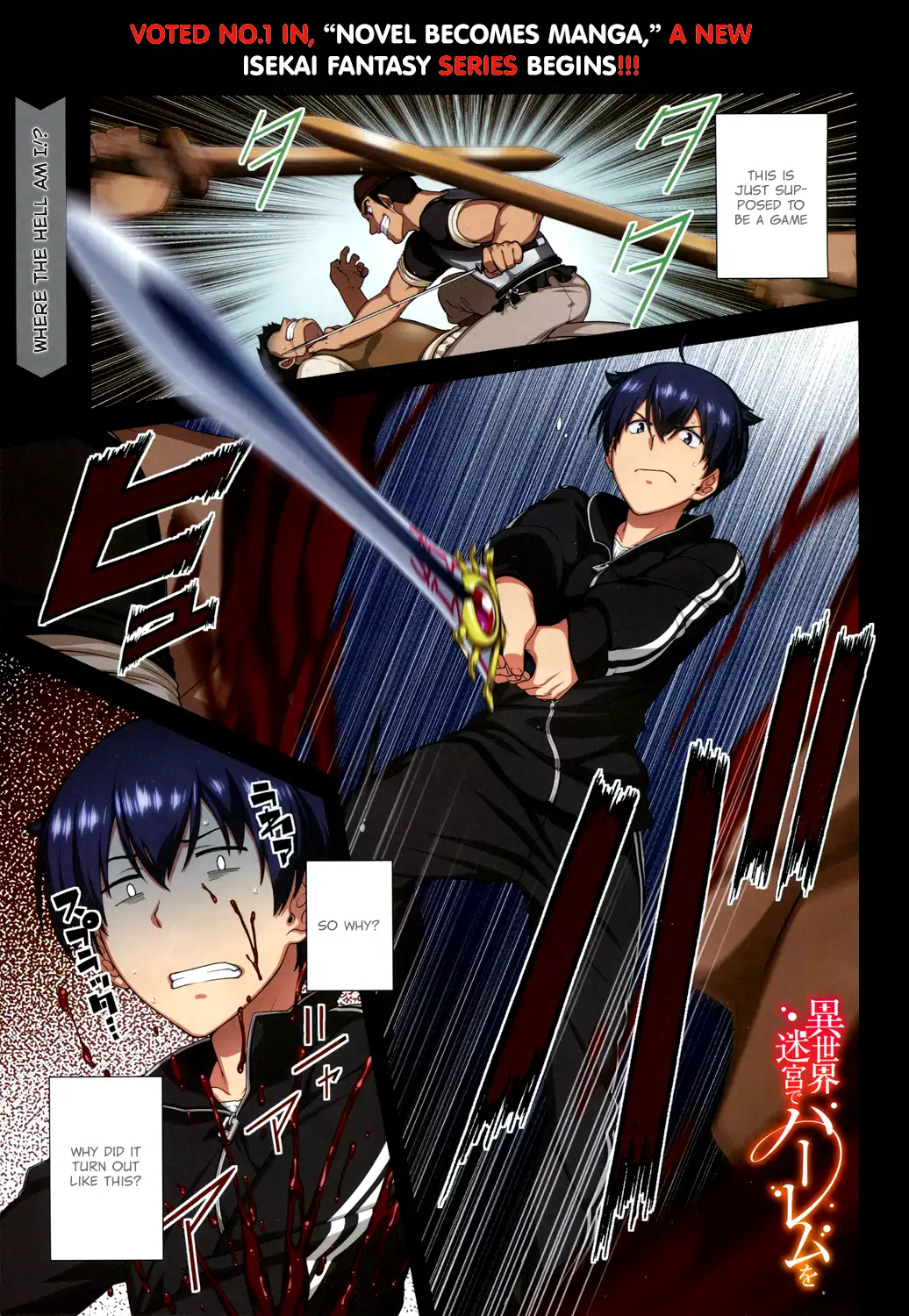 Isekai Meikyuu de Harem wo - Chapter 1 [photo 2] - MangaPorn