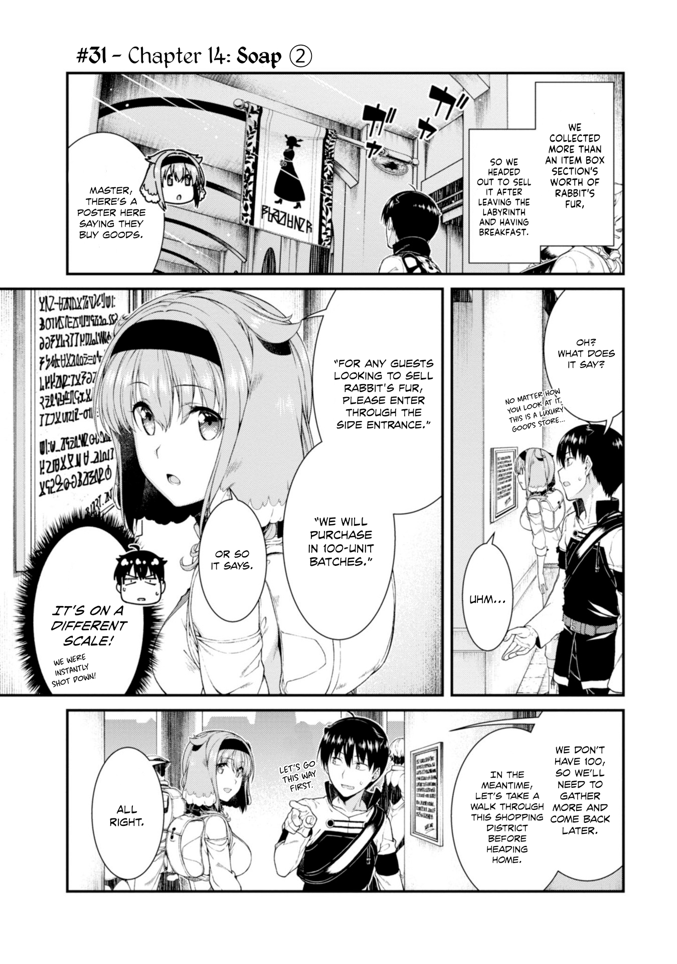 Isekai Meikyuu de Harem wo - Chapter 31 [photo 2] - MangaPorn