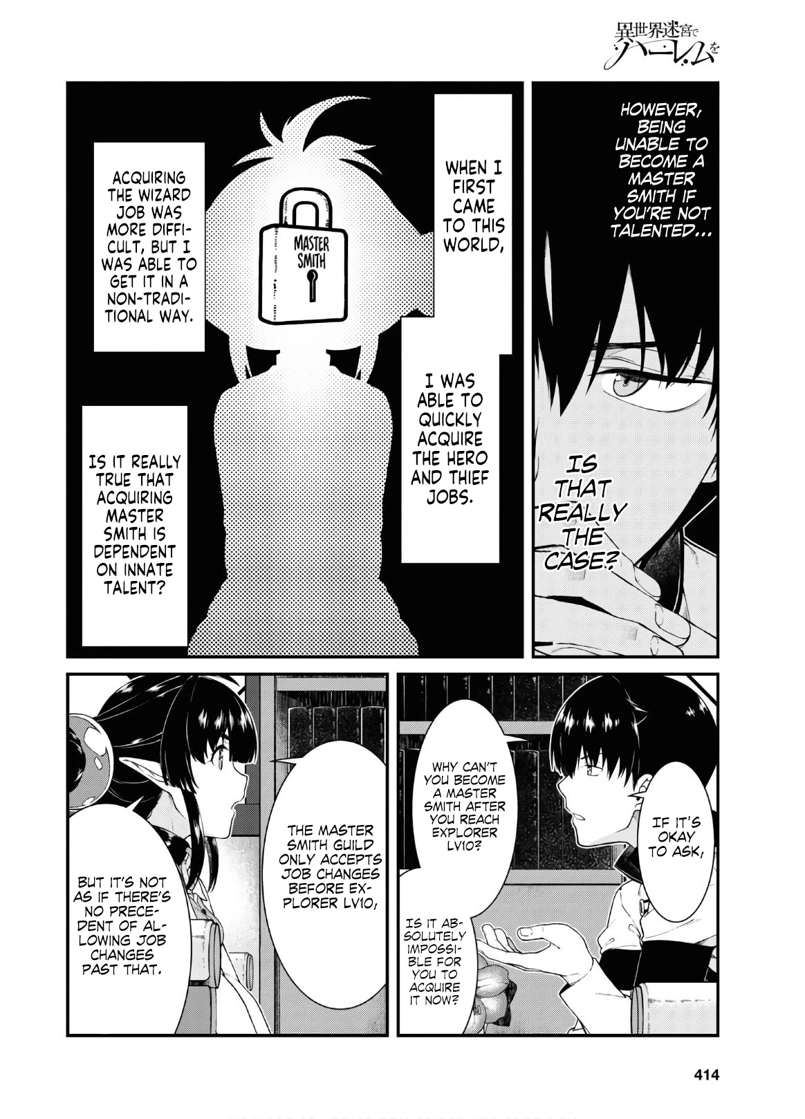 Isekai Meikyuu de Harem wo - Chapter 38 [photo 8] - MangaPorn