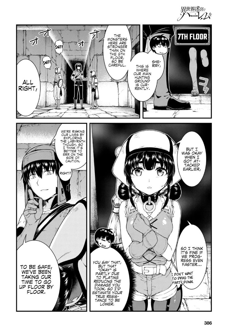 Isekai Meikyuu de Harem wo - Chapter 46 [photo 9] - MangaPorn