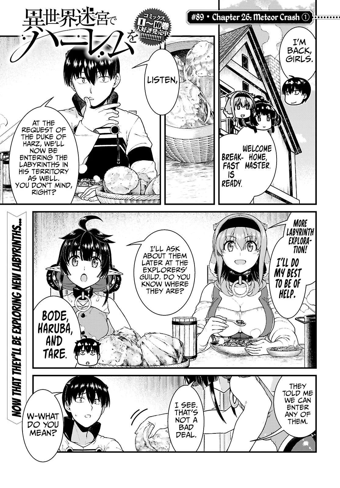 Isekai Meikyuu de Harem wo - Chapter 89 [photo 1] - MangaPorn