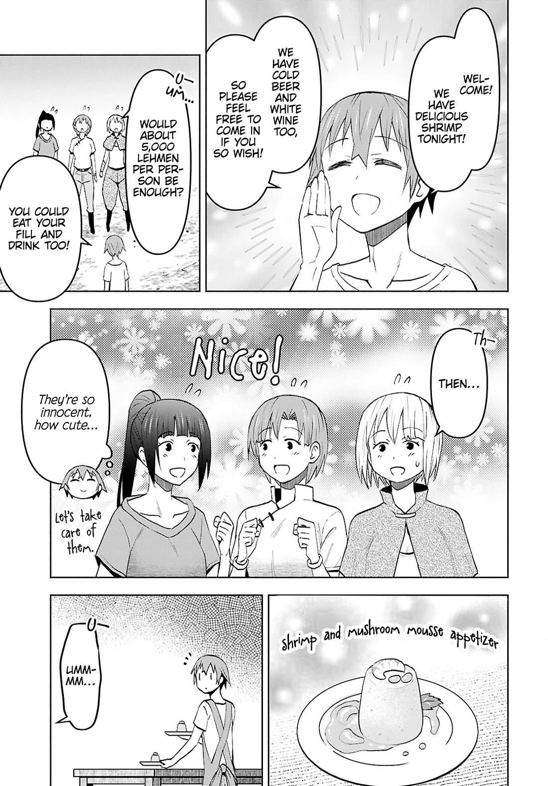 Dungeon Tou de Yadoya wo Yarou! Souzou Mahou wo Moratta Ore no Hosoude Hanjouki - Chapter 47 [photo 9] - MangaPorn