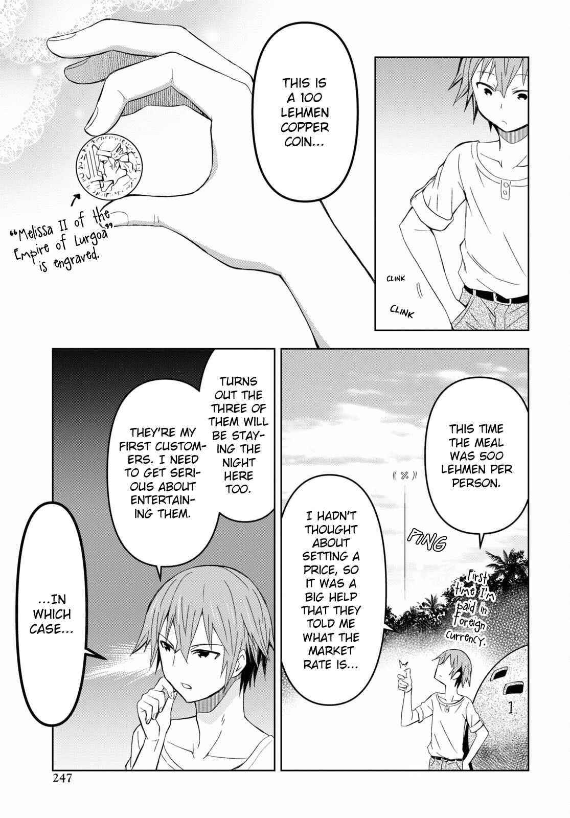Dungeon Tou de Yadoya wo Yarou! Souzou Mahou wo Moratta Ore no Hosoude Hanjouki - Chapter 13 [photo 12] - MangaPorn