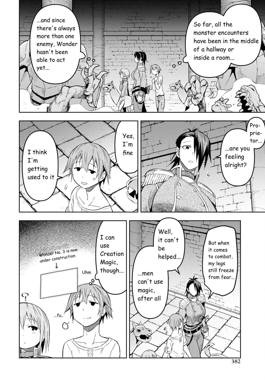 Dungeon Tou de Yadoya wo Yarou! Souzou Mahou wo Moratta Ore no Hosoude Hanjouki - Chapter 21 [photo 15] - MangaPorn