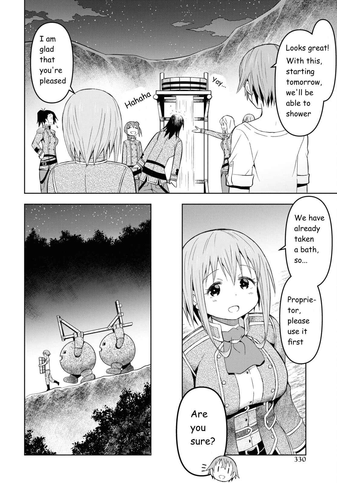 Dungeon Tou de Yadoya wo Yarou! Souzou Mahou wo Moratta Ore no Hosoude Hanjouki - Chapter 22 [photo 14] - MangaPorn