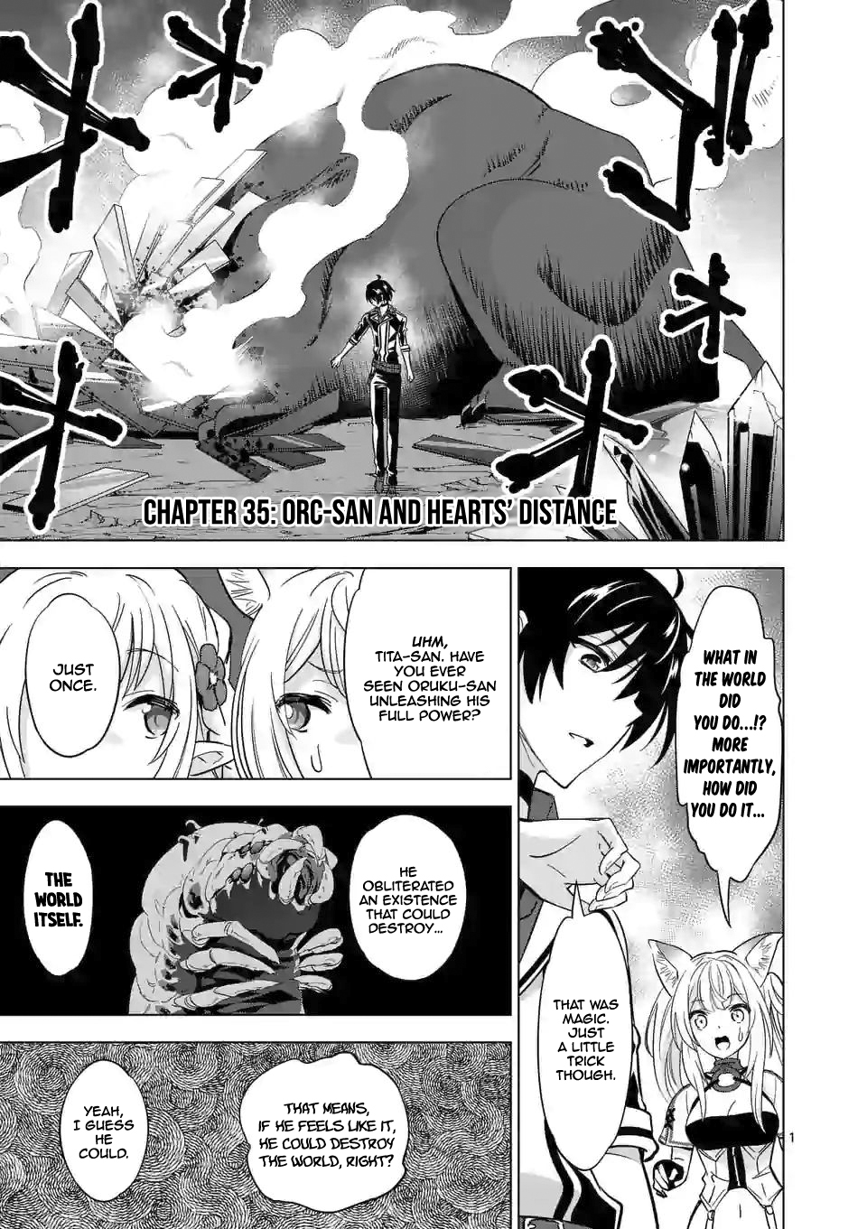 Shijou Saikyou Orc-san no Tanoshii Tanetsuke Harem Zukuri - Chapter 35 [photo 2] - MangaPorn