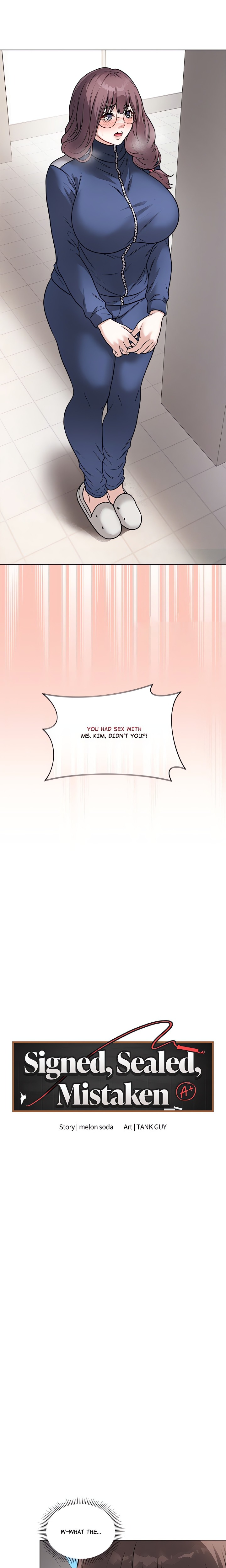 Signed, Sealed, Mistaken (Uncensored) - Chapter 12 [photo 1] - MangaPorn