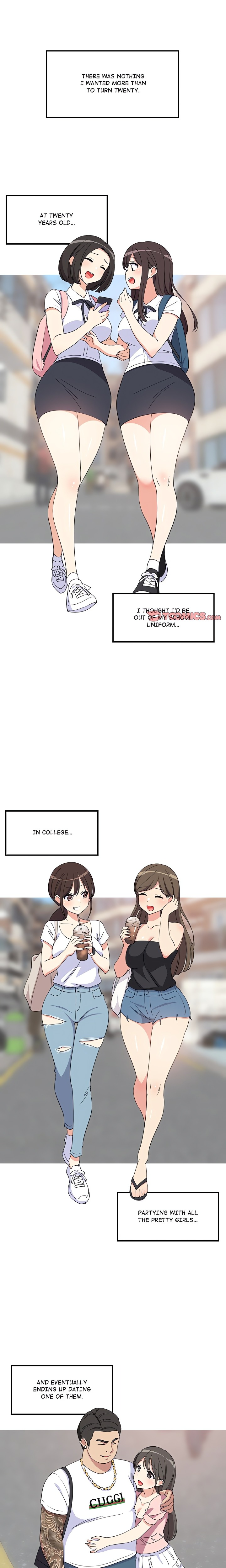 College Grades Skyrocketing (Uncensored) - Chapter 1 [photo 1] - MangaPorn